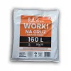 Mocne worki na gruz 160 L (90 cm x 115 cm) grube wytrzymałe 5 szt BagMaster