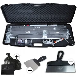 Zestaw szpachli do gładzi TYTANX z walizką + 3 dodatkowe narzędzia 650-4350