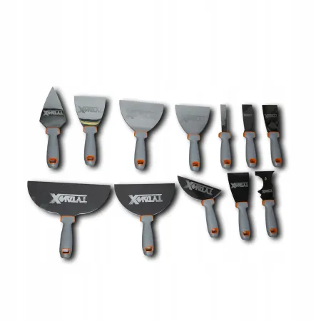 Zestaw 12 szpachelek elastycznych TYTANX w pokrowcu stal nierdz. 660-6500