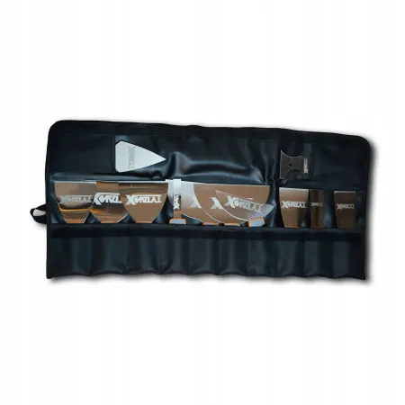 Zestaw 12 szpachelek elastycznych TYTANX w pokrowcu stal nierdz. 660-6500