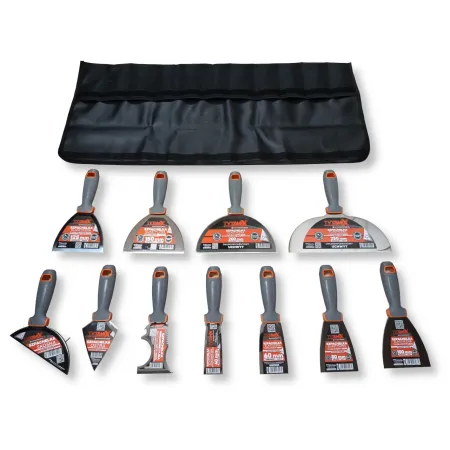 Zestaw 12 szpachelek elastycznych TYTANX w pokrowcu stal nierdz. 660-6500