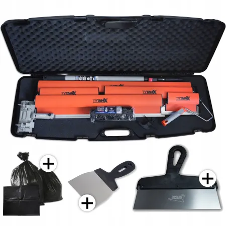 Zestaw szpachli do gładzi z walizką TYTANX + 3 dodatkowe narzędzia 650-2350